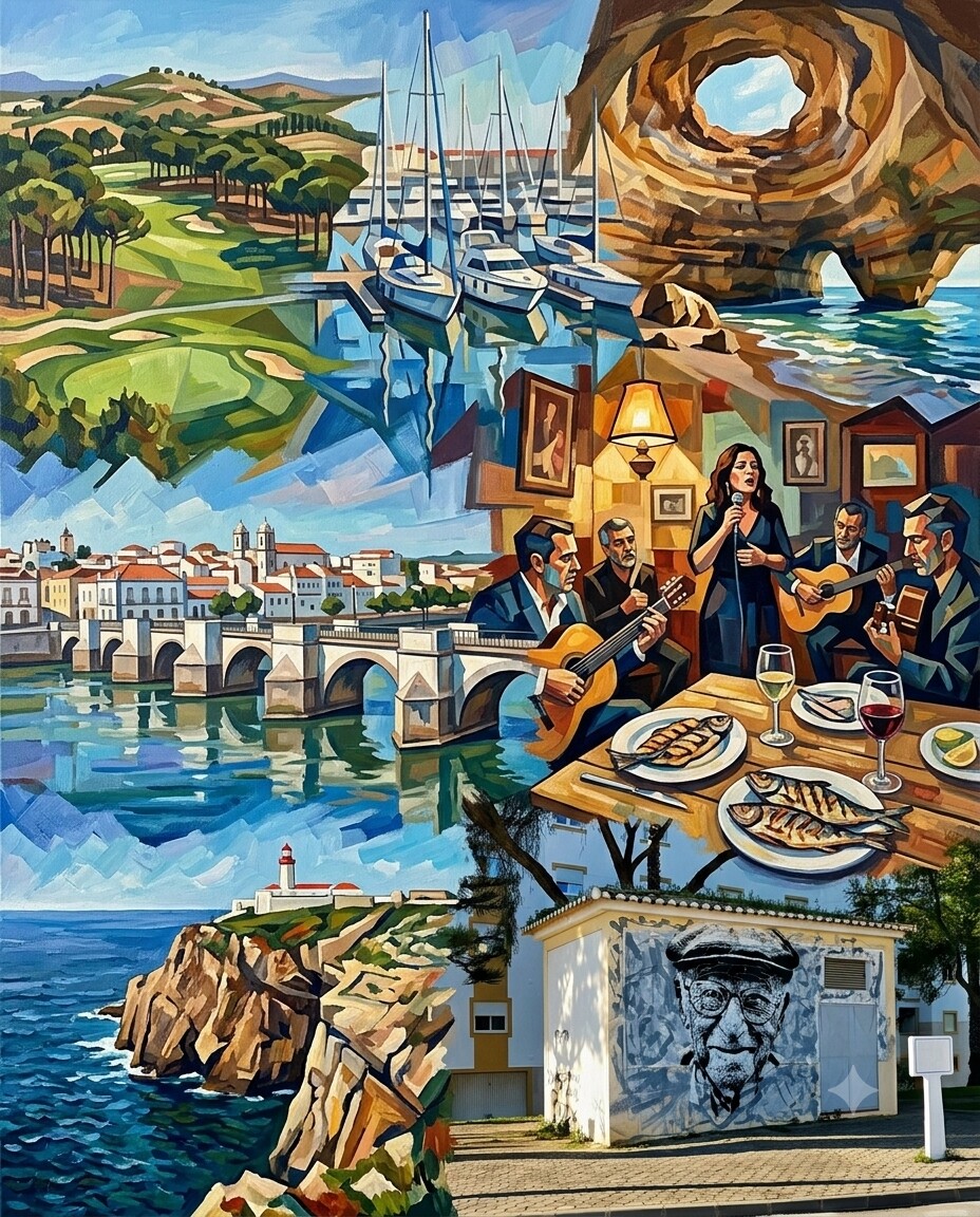 Vilamoura im Stil von Cézanne (2)